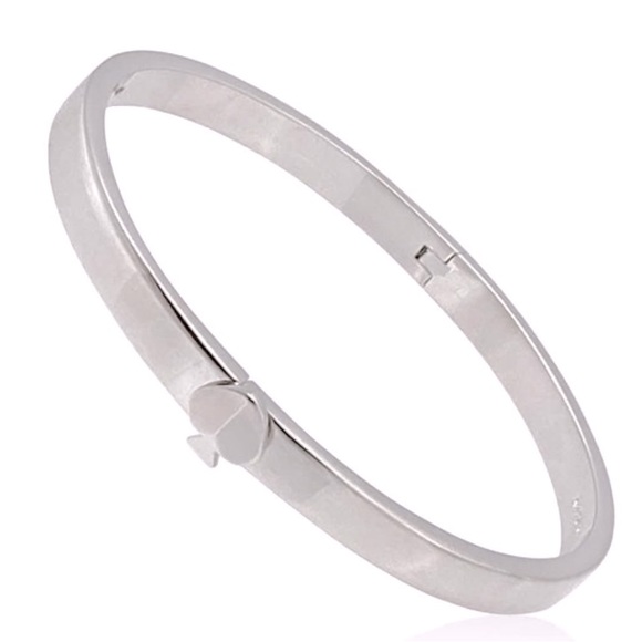 Kate Spade Silver Heritage Button Bangle - Picture 3 of 7